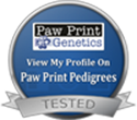 Paw Print Pedigrees Dog Seal